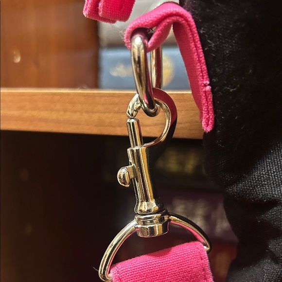 Victoria's Secret Black and Pink Sequin Tote - Picture 4 of 11